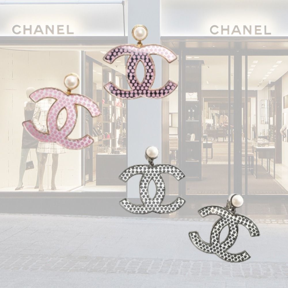 24K◆洗練されたデザイン◆シャネル ペンダントイヤリング CHANEL】【シャネル】ペンダント CHANELマーク (CHANEL