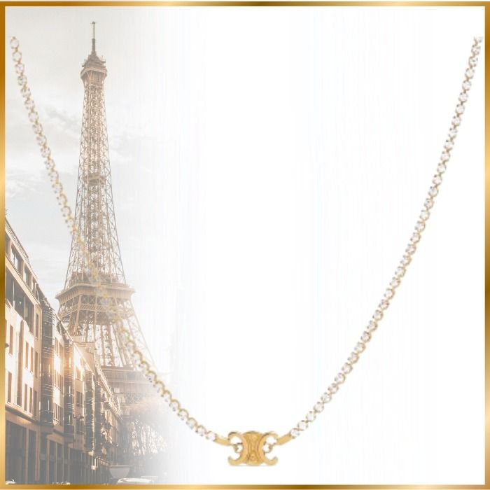 ♢CELINE♢トリオンフ スパークル ネックレス (CELINE