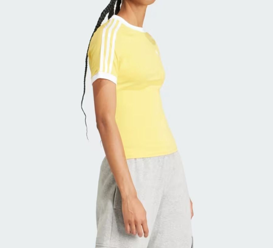☆韓国の人気☆【ADIDAS】☆W 3S SLIM RAGLAN Tシャツ☆ ☆韓国の人気☆【ADIDAS】☆W 3S SLIM RAGLAN Tシャツ☆ (adidas