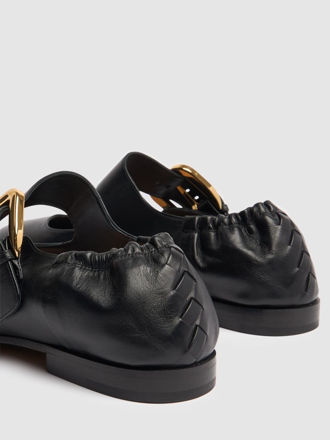 BOTTEGA VENETA】新作 バレエシューズ メアリージェーン Black