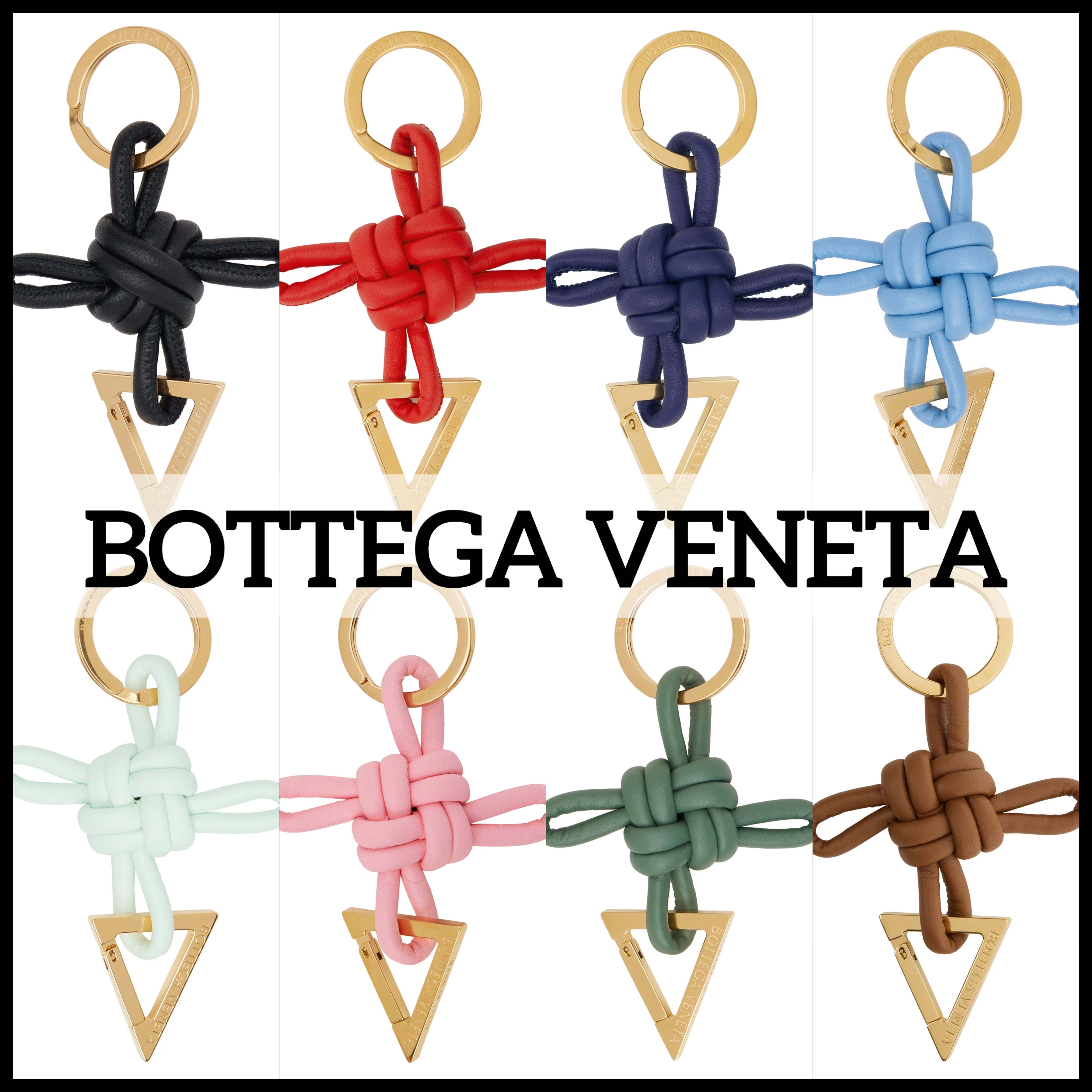 BOTTEGA VENETA】トライアングル キーリング (BOTTEGA VENETA