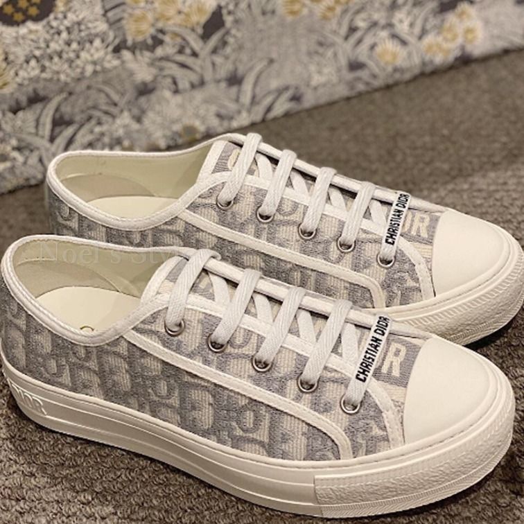 ディオール WALK'N'DIOR オブリーク刺繍キャンバススニーカー DIOR | Walk'n'Dior プラットフォームスニーカー ディオール