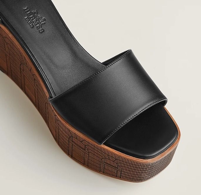 オシャレな厚底♡】HERMES サンダル イリュージョン 35 (HERMES