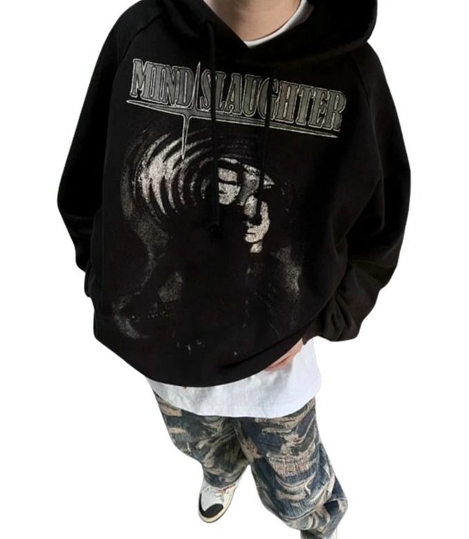 ★【Project G/R】★Mind Slaughter Vintage Washeed Hoodie★ ☆【Project G/R】☆Mind Slaughter Vintage Washeed Hoodie