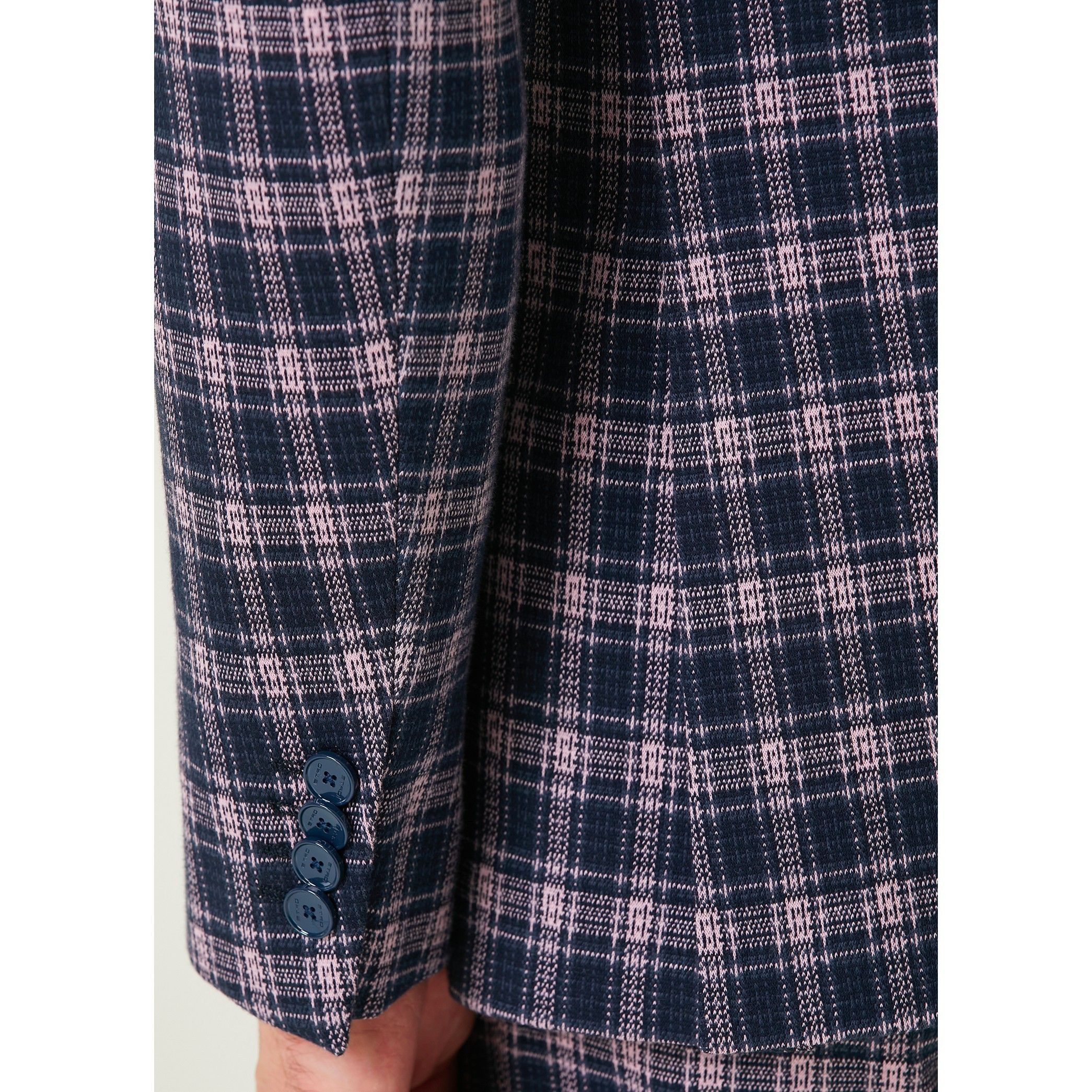 ETRO チェック柄 ジャカード織り テーラードジャケット (ETRO