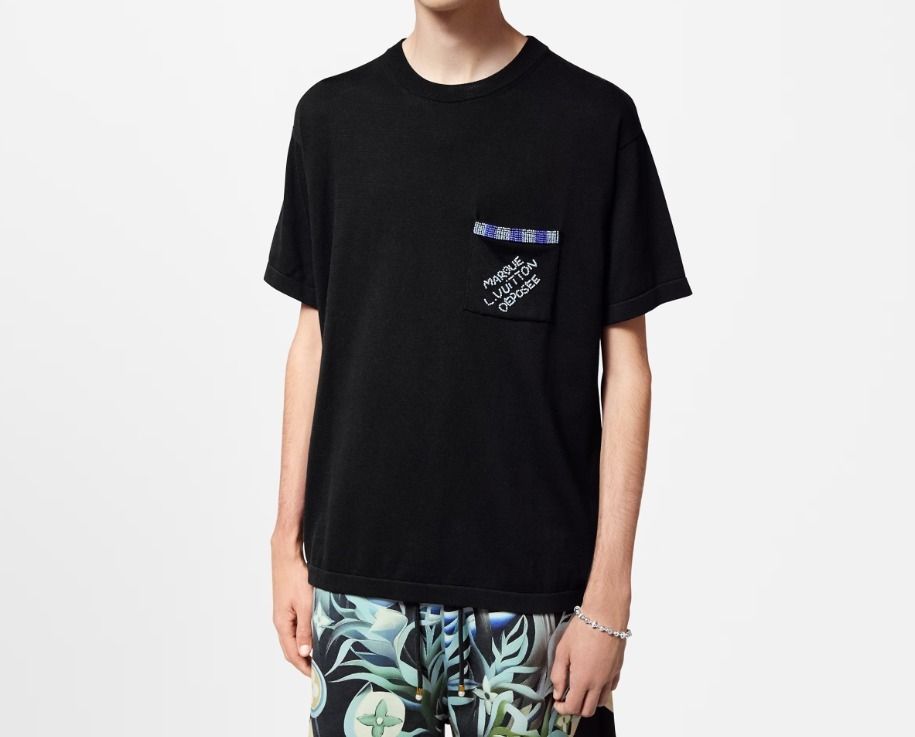 LOUIS VUITTON エンベリッシュドショートスリーブTシャツ LOUIS VUITTON エンベリッシュドショートスリーブTシャツ (Louis