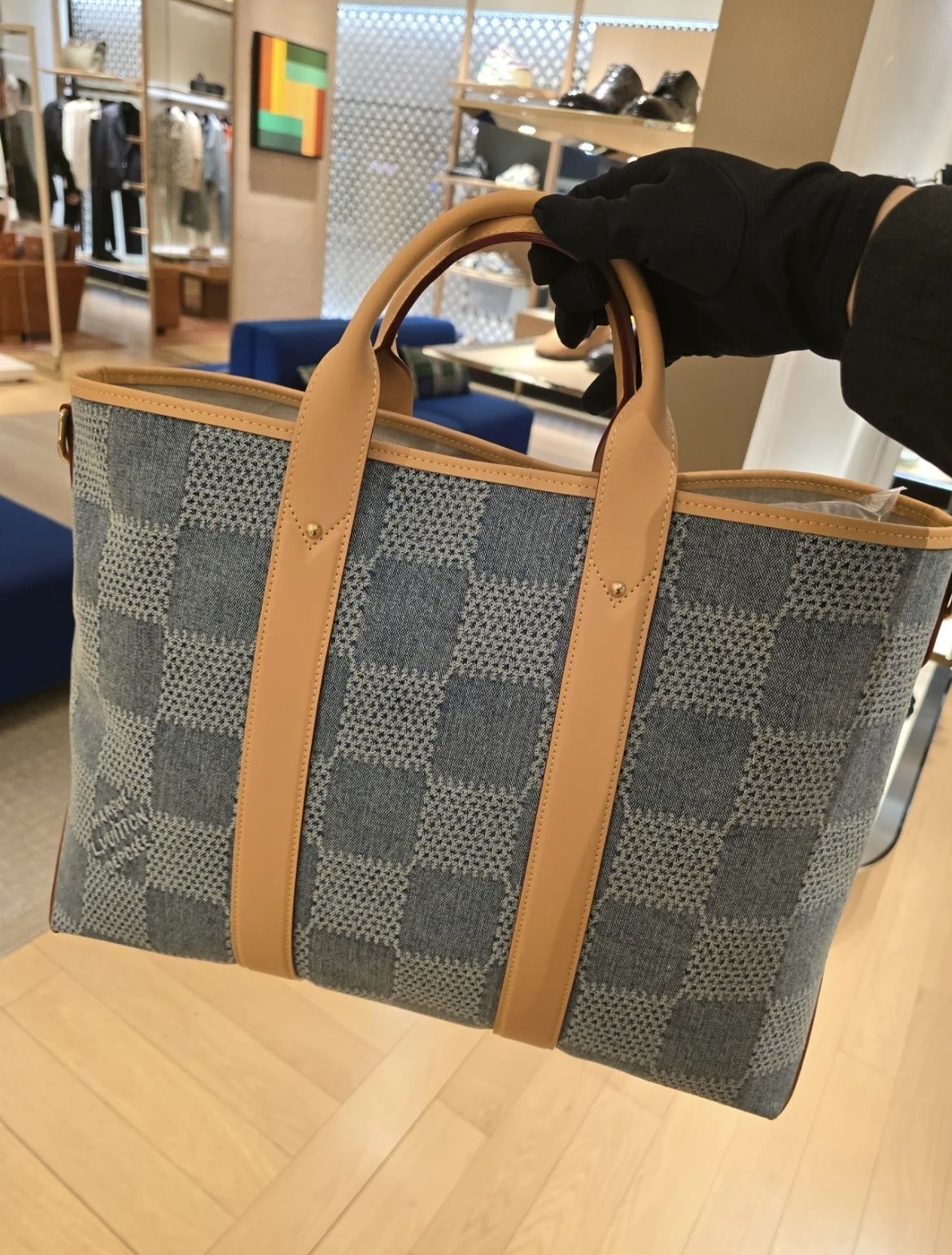 大容量で便利☆2way】LouisVuitton☆トートバッグ ダミエ (Louis