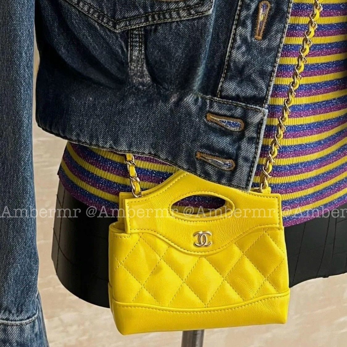 【24SS新作♪クールな印象】CHANEL チェーン クラッチ バッグ 24SS CHANEL シャネル31 ミニチェーンクラッチバッグ (CHANEL