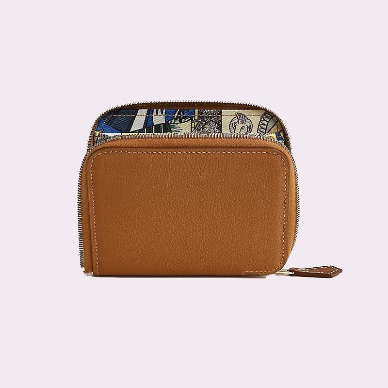 ◇他カラーも◎◇ HERMES(エルメス) シルクイン コンパクト 財布