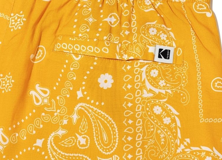 KODAK★大人気★W's テリ 4分丈ハーフパンツ♪ KODAK☆大人気☆サマーペイズリーハーフパンツ♪ (KODAK/ハーフ