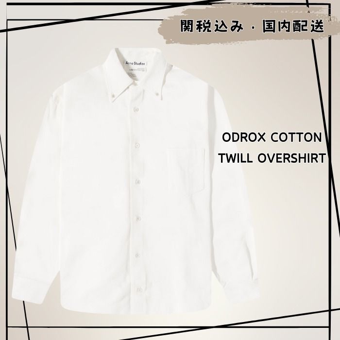 acne studios コットンシャツ 52サイズ （ACNE STUDIOS：シャツ