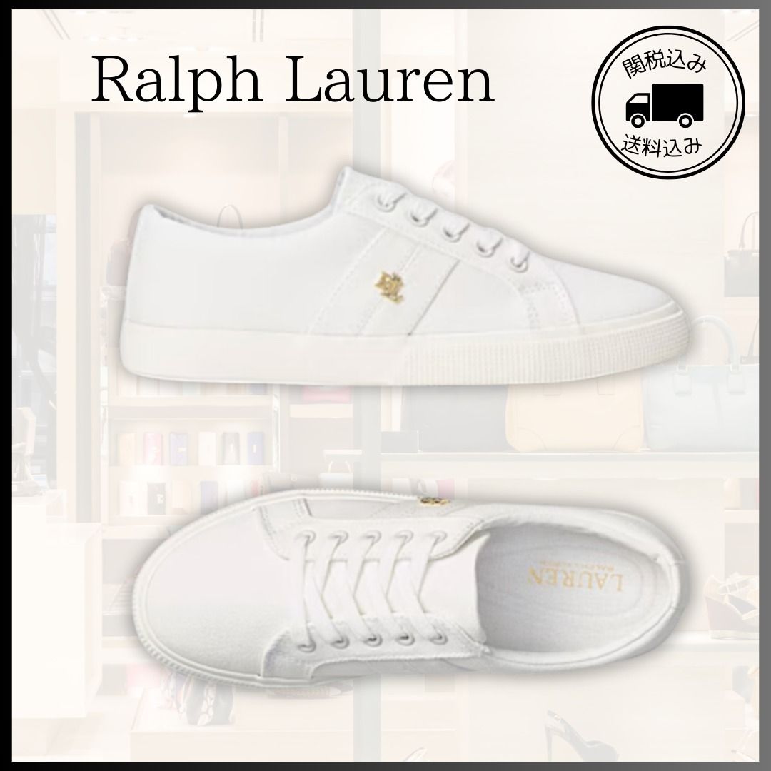 Ralph Lauren◇ゴールド ロゴ スニーカー (Ralph Lauren