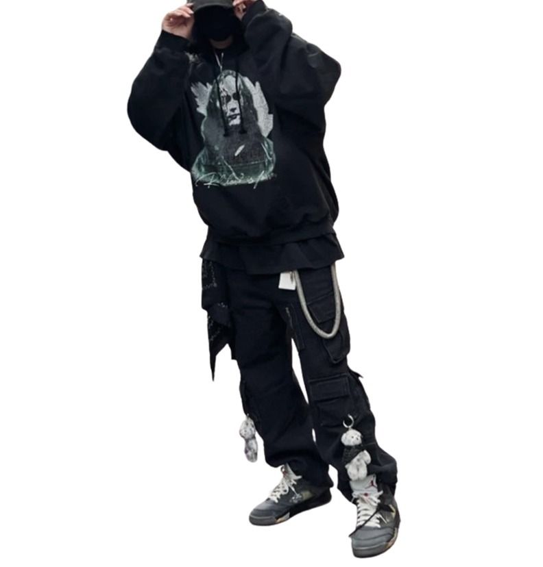 ★人気★【Project G/R】★Crow Worldtour Hoodie★Black★ ☆人気☆【Project G/R】☆Crow Worldtour Hoodie☆Black