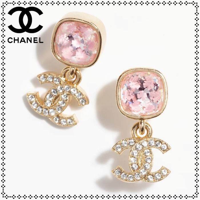 フェミニンなピンククローバー♡【CHANEL】ピアス (CHANEL