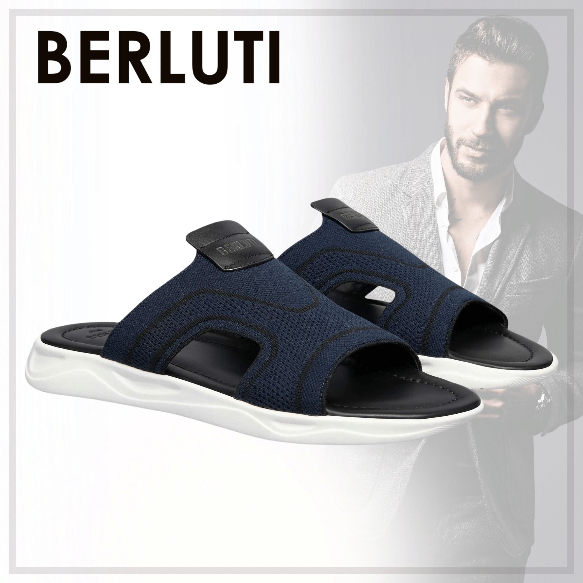 ベルルッティ/BERLUTI メンズ レザーサンダル S5438006 (Berluti