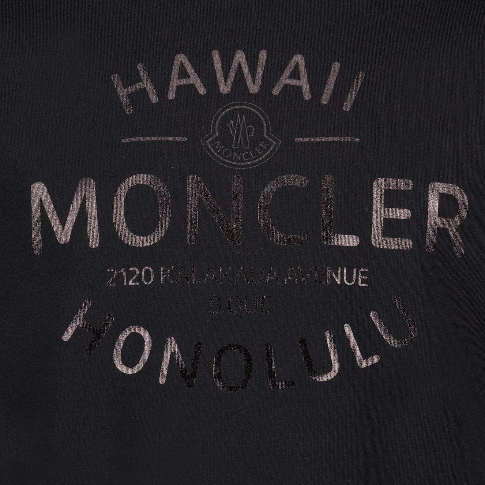 MONCLERモンクレール メタリックロゴ コットンTシャツ (MONCLER
