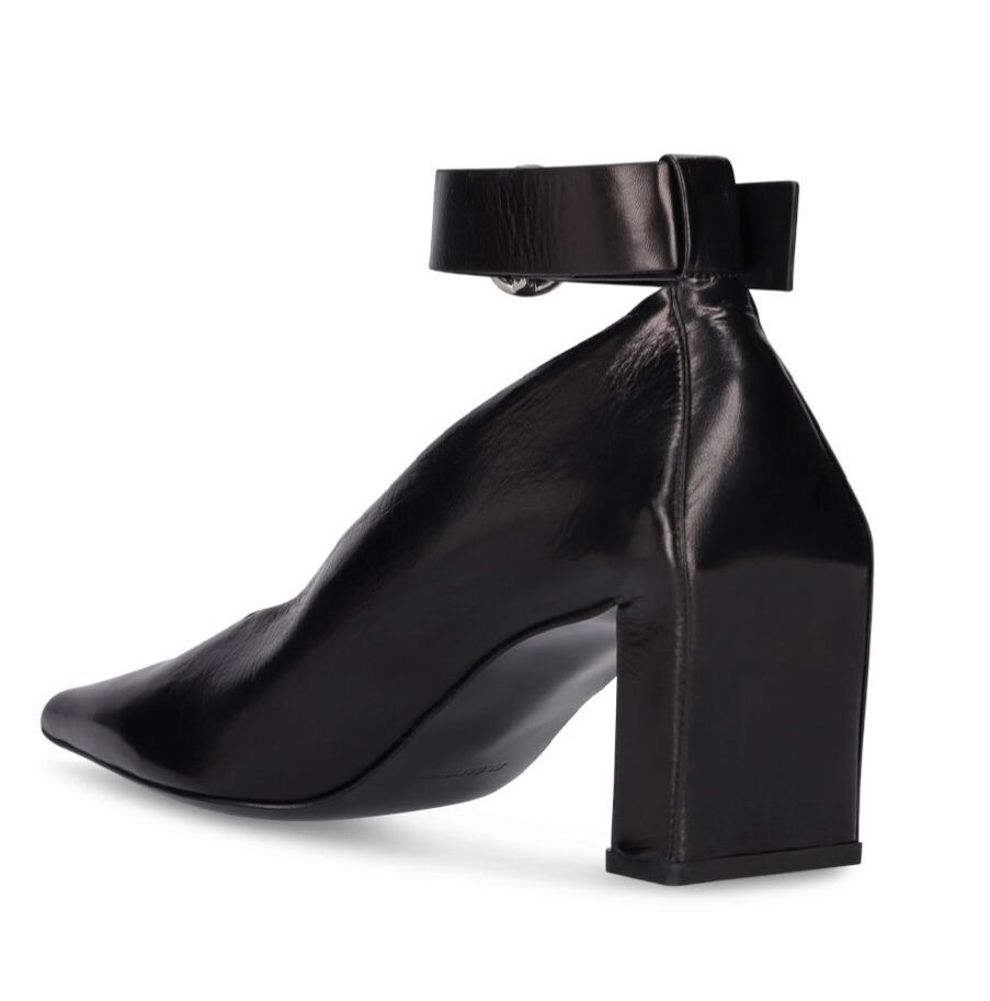 JIL SANDER ジルサンダー レザー アンクルストラップ パンプス