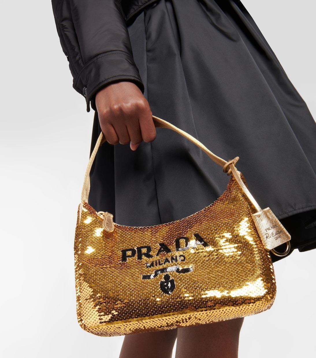 【PRADA】リエディションスパンコールミニバッグ ショルダー PRADA Re-Edition 2000 ミニ スパンコール ショルダーバッグ