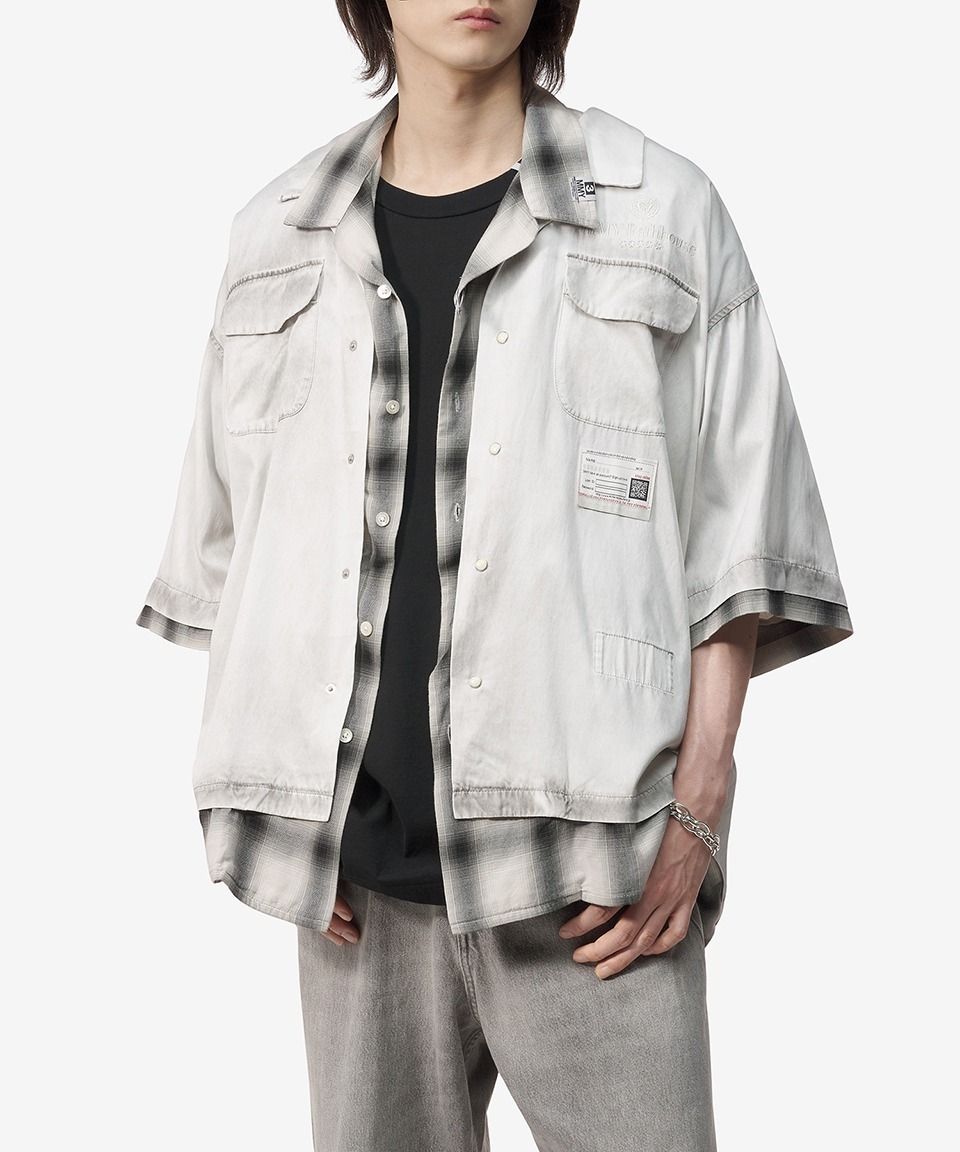 Maison MIHARAYASUHIRO/Double Layered Shirt | ROYAL FLASH