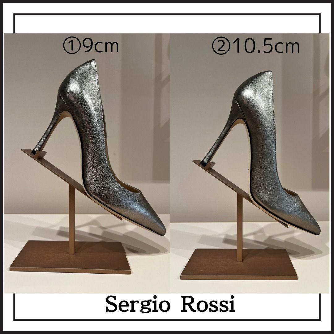 Sergio Rossi セルジオロッシ ハイヒール パンプス シルバー
