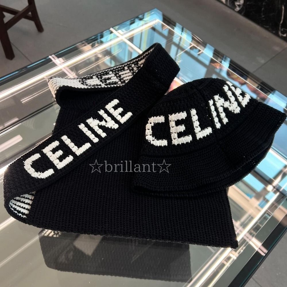 ☆国内発送☆】CELINE クロシェ ニット帽 (CELINE/ハット