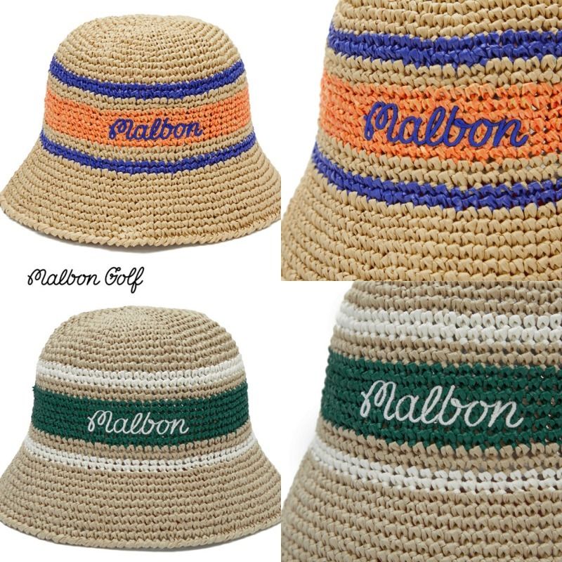 楽天市場】Malbon Golf CARIBE BUCKET HAT バケットハット L/XL
