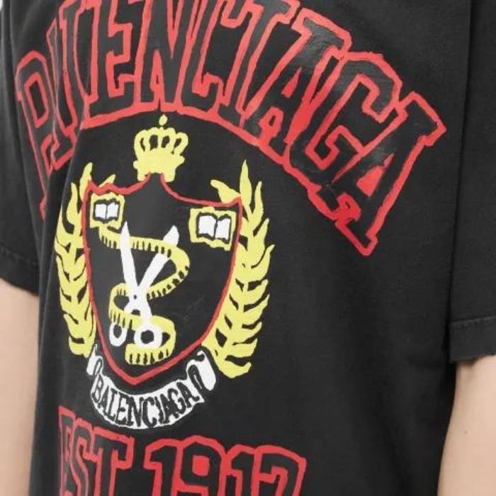 22SS【BALENCIAGA】カレッジ ミディアムフィット Tシャツ