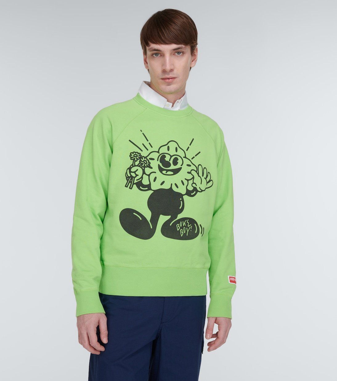 完売前に【KENZO】Boke Boy プリント コットン スウェットシャツ