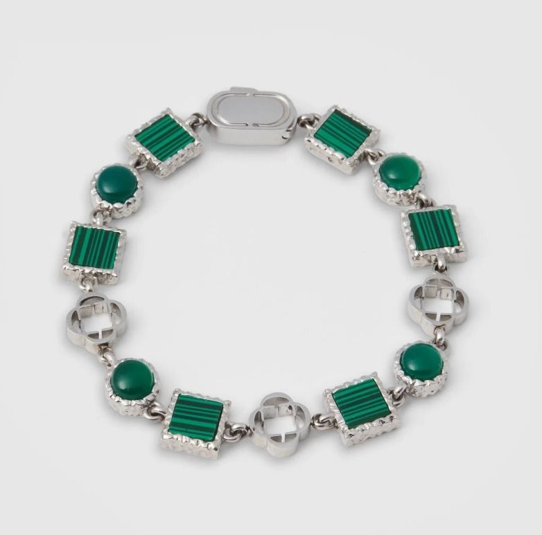 送関込【CRAFTD London】GREEN QUARTZ GEMSTONE ブレスレット 送税込【CRAFTD London】GREEN QUARTZ GEMSTONE BRACELET (2色