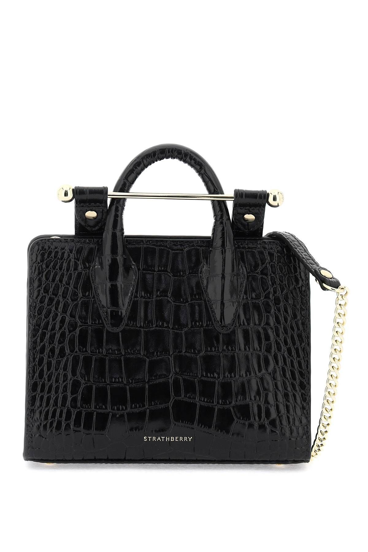 ☆関税送料込み☆strathberry ナノトートバッグ STRATHBERRY】ナノトートレザーバッグ【関税送料込