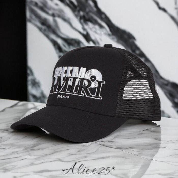 Amazon | [Amiri] アミリロゴ ベースボールキャップ 帽子