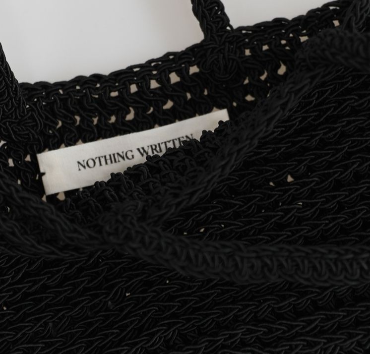 NOTHING WRITTEN] Jupi Knitted Bag☆人気☆ (NOTHING WRITTEN