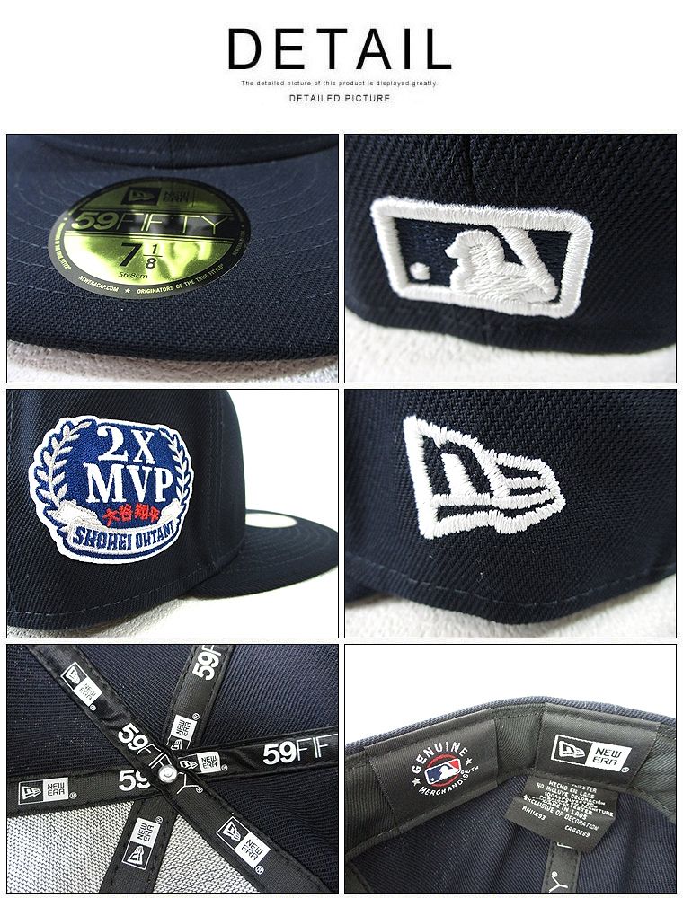NEW ERA 59FIFTY MLBドジャース MVP大谷翔平記念5950キャップ 紺 NEW ERA 59FIFTY MLBドジャース MVP大谷翔平記念5950キャップ 紺