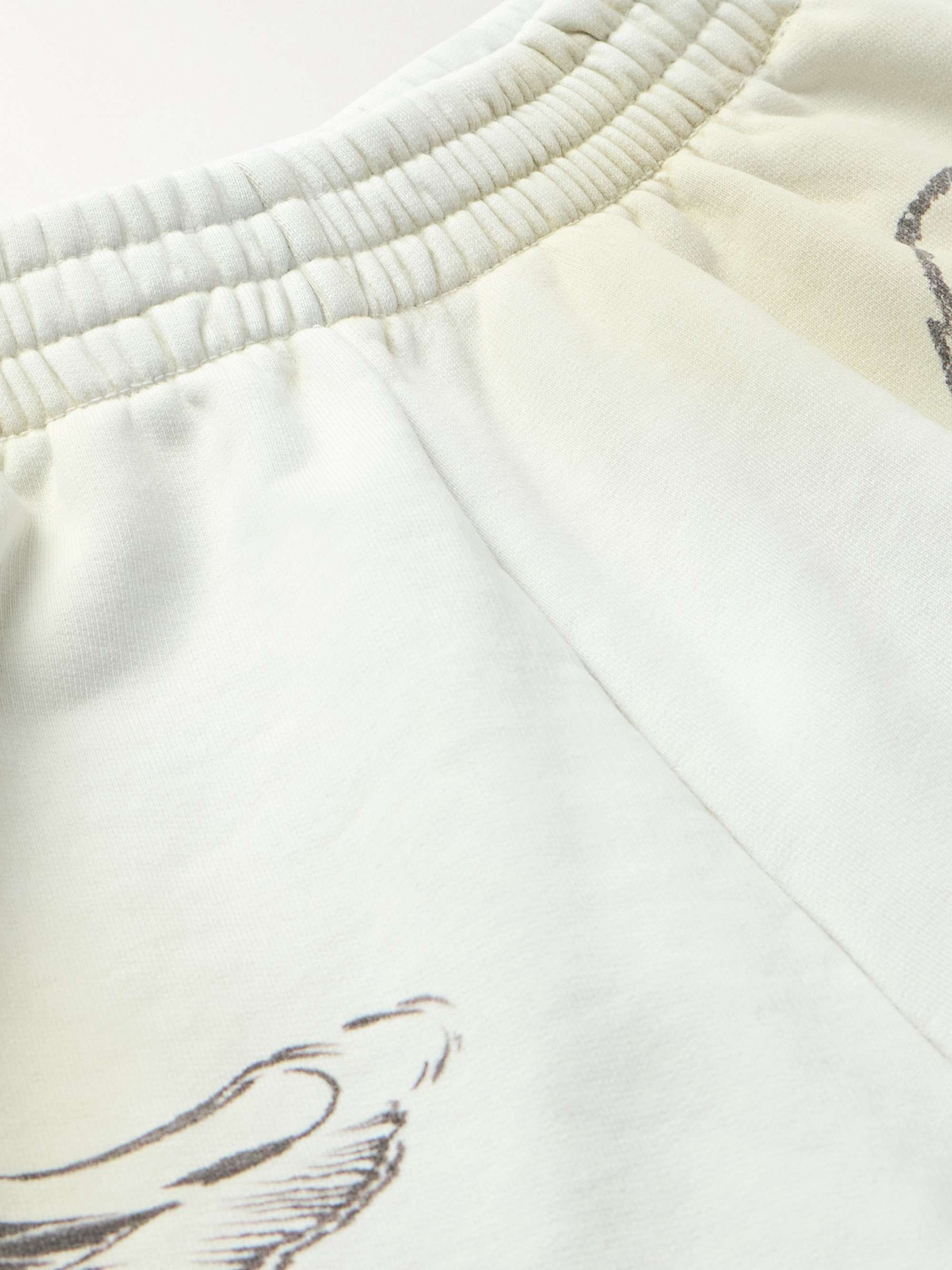 【BALENCIAGA】ワイドレッグプリント コットンスウェットパンツ BALENCIAGA】ワイドレッグプリント コットンスウェットパンツ