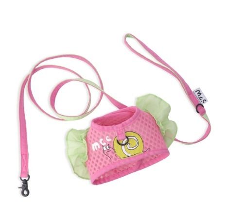 ☆人気☆【MONCHOUCHOU】☆メッシュハーネス+リード 3colo.r☆ ☆送料 関税込☆MONCHOUCHOU☆メッシュハーネス+リード 3color
