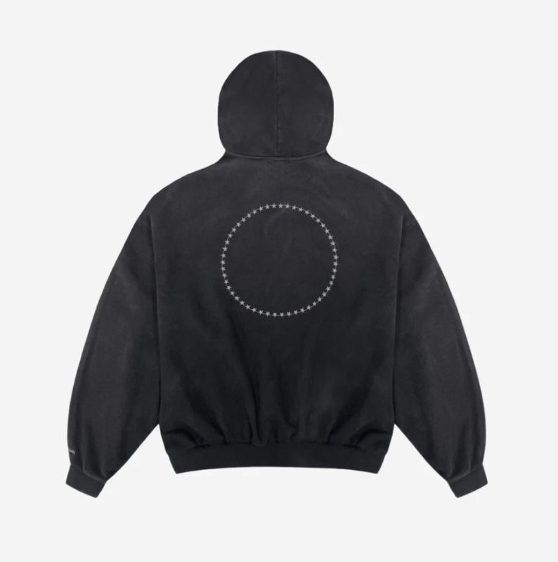 ☆【Project G/R】☆TGS Embroidered Washed Hoodie☆Black