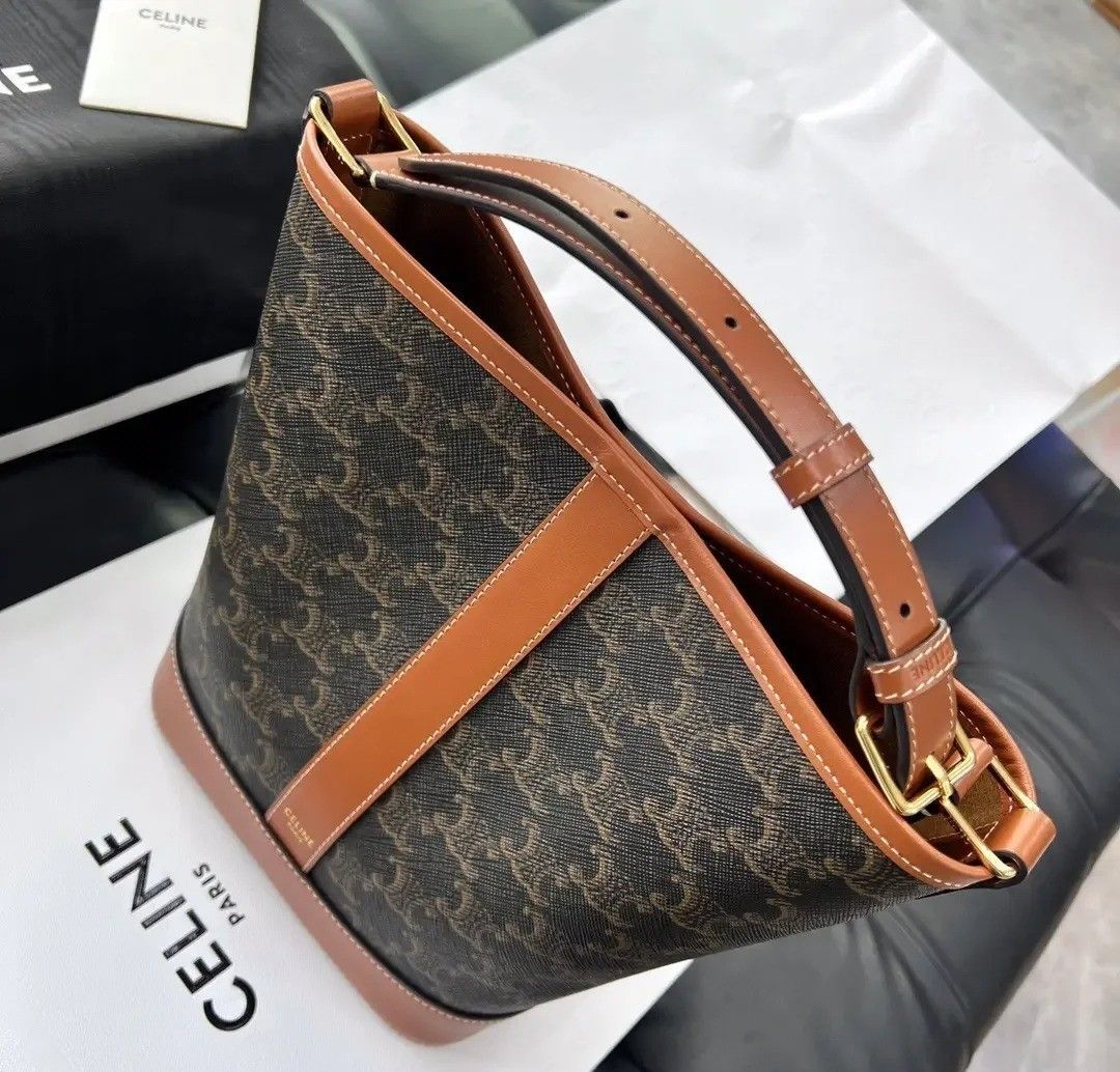 トリオンフキャンバス CELINE セリーヌ スモール バケットバッグ
