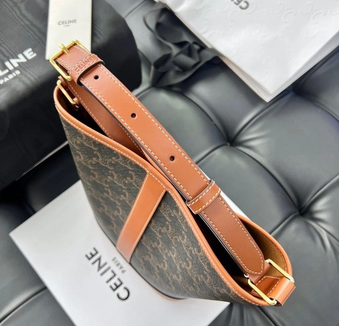 トリオンフキャンバス CELINE セリーヌ スモール バケットバッグ