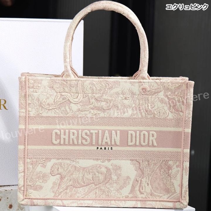 【大容量◎】Dior Book Tote バッグ ミディアム DIOR | Dior Book Tote バッグ ミディアム カナージュ