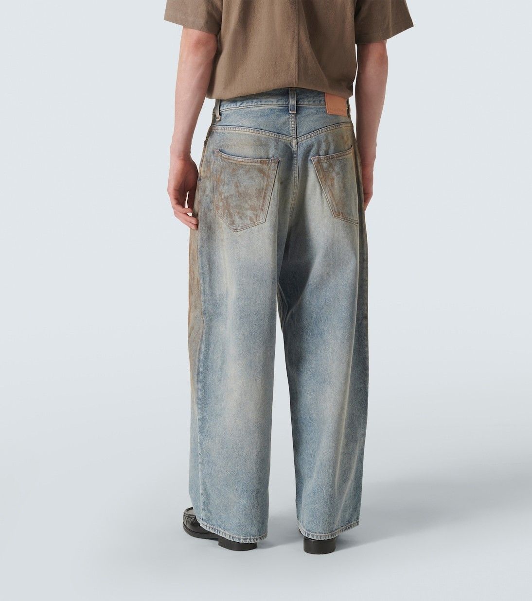 Acne Studios◇コットン ダメージ ワイドレッグジーンズ 送料込
