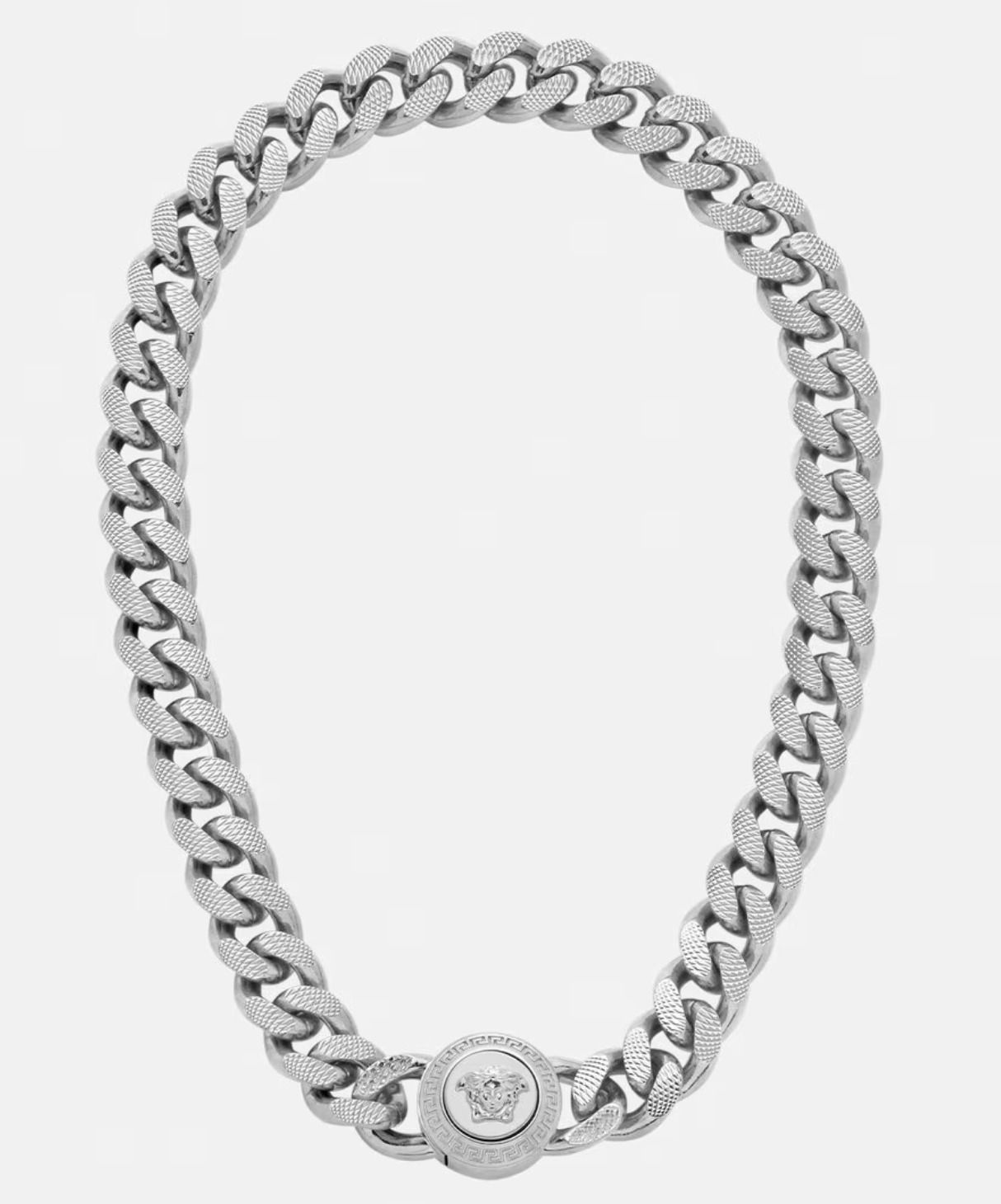 【VERSACE】チェーン メドゥーサ ネックレス ギョーシェ彫り VERSACE】チェーン メドゥーサ ネックレス ギョーシェ彫り