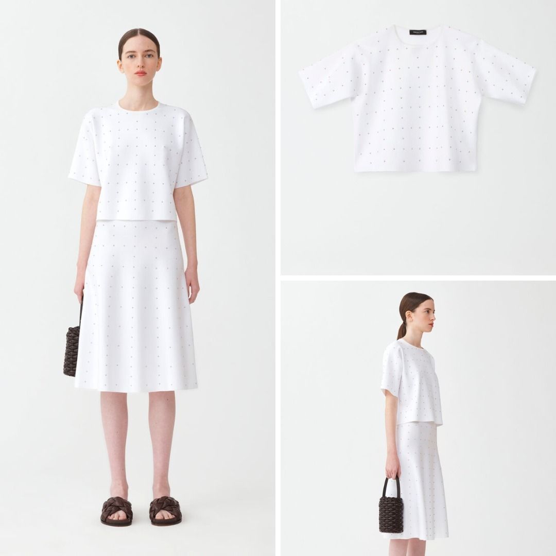 Fabiana Filippi short-sleeve Cotton T-shirt | White