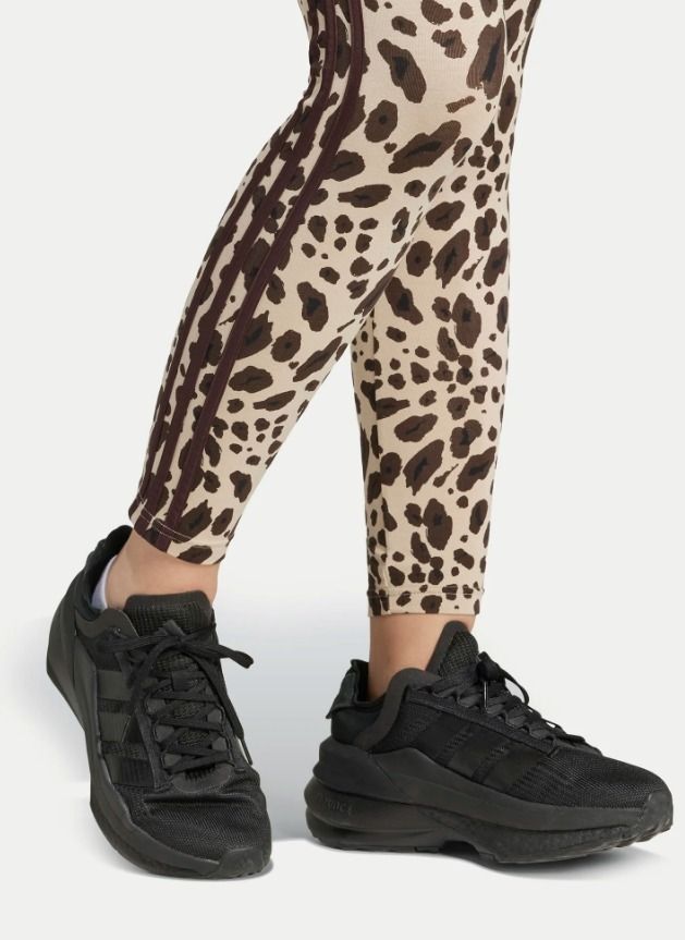 送関込★adidas/アディダス★レオパード柄 総柄レギンス/タイツ 送関込☆adidas/アディダス☆レオパード柄 総柄レギンス/タイツ