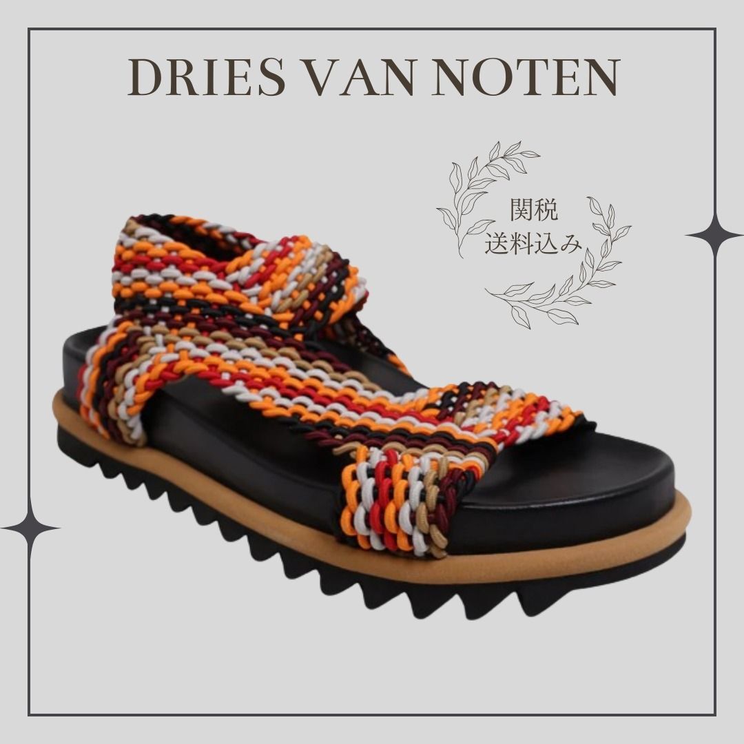 買い誠実 NOTEN】サンダル VAN 送料関税込【DRIES (Dries Noten Van 靴