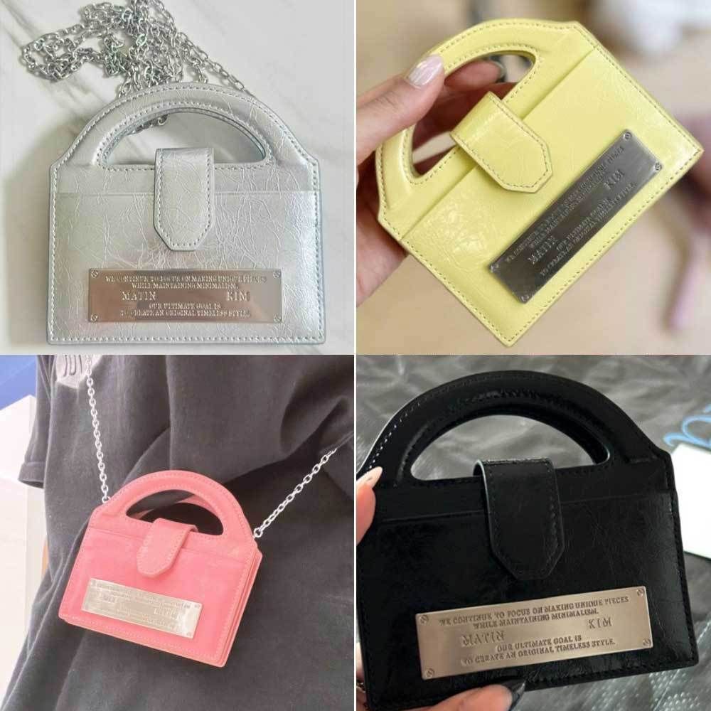 20-60代 人気ファッションブランド ACCORDION HANDLE Kim ☆Matin CHAIN ショウルダーバック WALLET 小物