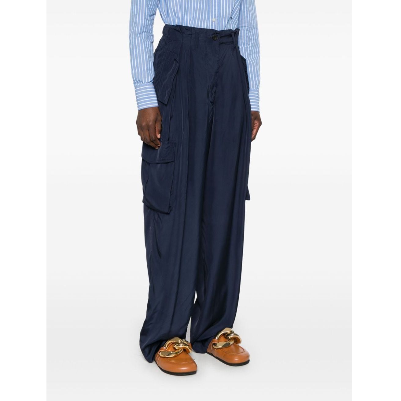 【DRIES VAN NOTEN】SS24 コットン カーゴパンツ 送料関税込 241358M188002_1.jpg