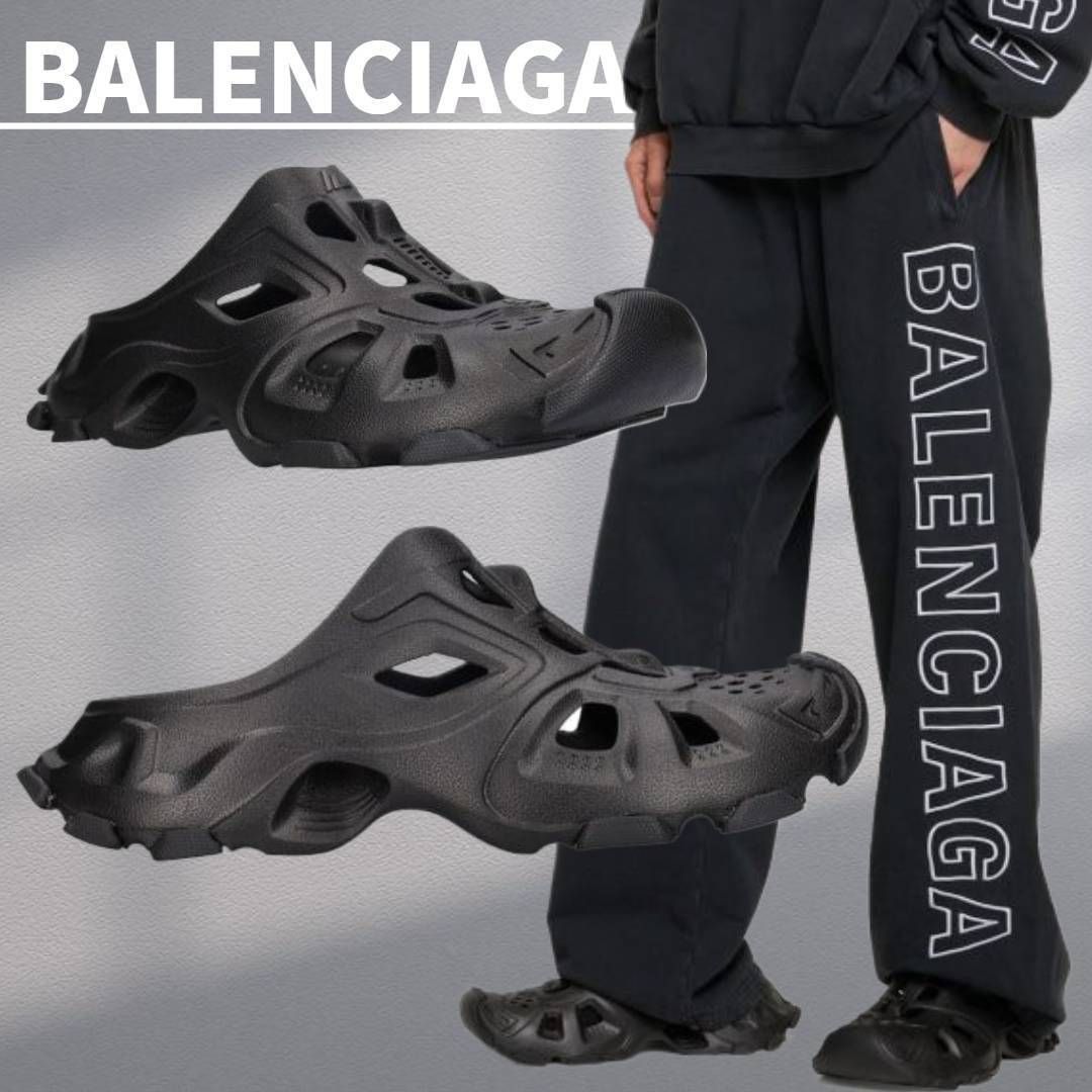 ♦BALENCIAGA♦HD ラバー カットアウト ミュール BALENCIAGA】HD カットアウト ラバー ミュール*送料/関税込み