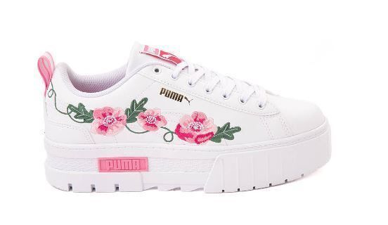 PUMA メイズ Mayze フローラル 花柄 刺繍 シューズ (PUMA