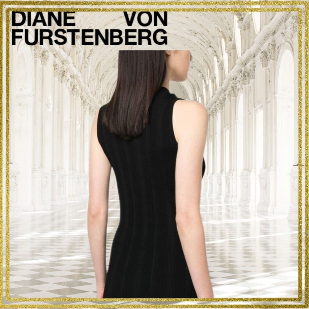 【関税込】DVF★主役級 美スタイル ノースリーブ ドレス 関税込】DVF☆主役級 美スタイル ノースリーブ ドレス (DIANE