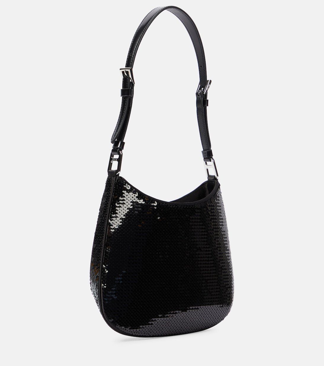 クレオ スパンコール ショルダーバッグ 希少】PRADA クレオ スパンコール ショルダーバッグ ブラック
